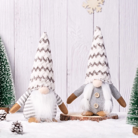 Bambola Gnomo Senza Volto Di Natale Maglia Peluche Tomte Svedese Rudolph Ornamento Desktop Per Vacanze In Casa