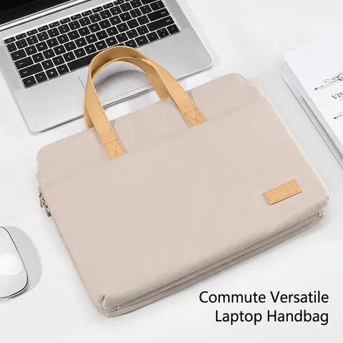 Laptop Briefcase Schokbestendige Oxford Stof Handtas Met Schouderriem Voor Zakelijke Reizen Duurzame Messenger Bag