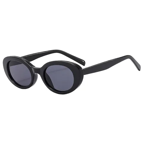 Retro Ovale Sonnenbrille PC Rahmen AC Gläser UV400 Schutz Outdoor Trendy Vintage Stil Mode Brillen Für Erwachsene