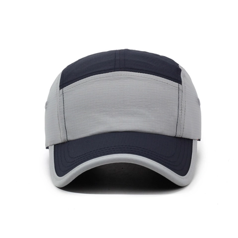 Unisex Farbblock Schnelltrocknend Baseballkappe Atmungsaktiv Sonnenschutz Outdoor 5-Panel Camper Hut Leicht Verstellbare Sportmütze