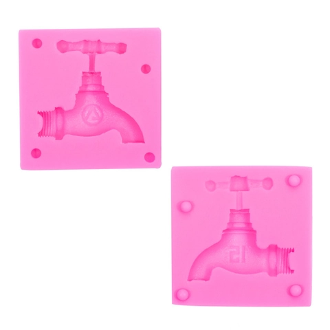 Faucet Shaped Silicone Mold For Fondant Cake Decoration Chocolate Candy Clay Soap Resin Craft DIY Tool