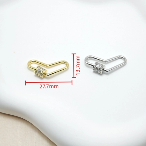 Kupfer Zirkonia Mikro Pave Schmuckverschlüsse Verbinder Für DIY Halsketten Armband Herstellung Verschiedene Formen