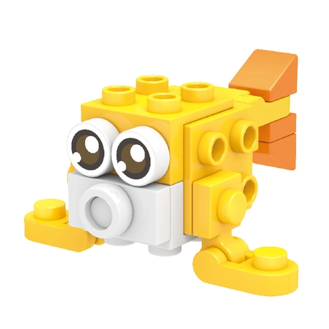 Blocchi Da Costruzione Animali Marini Giocattolo Assemblaggio Fai Da Te Uovo Sorpresa Creature Mondo Marino Regalo Educativo Per Bambini