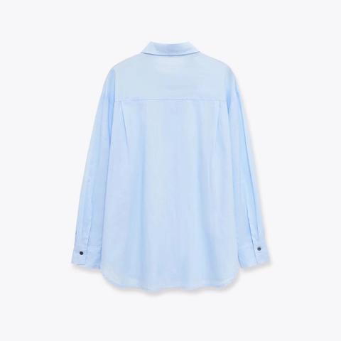 Women Blouse Shirt Polyester Long Sleeve Button Down Lapel Collar Pleated Casual Elegant Polka Dot Solid Color Top