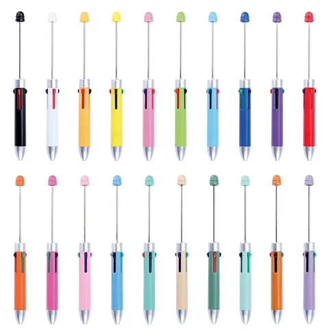 Penna A Sfera Multicolore Con Puntatore Telescopico Bacchetta Insegnamento Metallo Plastica Punta Proiettile Multi Funzione Ufficio
