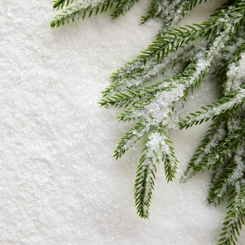Polvo De Nieve Artificial Blanca PVC Copos De Nieve Secos Para Árbol De Navidad Decoración De Escena De Invierno Accesorios Fotografía