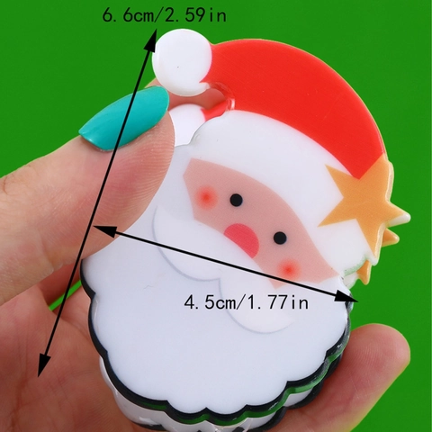 Mollette Per Capelli Natalizie Acetato Simpatico Babbo Natale Pupazzo Di Neve Albero Cappello Accessori Per Donne
