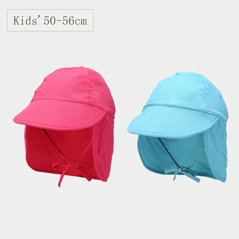 Kinder Sonnenhut Schnelltrocknend Atmungsaktiv UV Schutz Nackenschutz Mütze Für Sommer Outdoor Strand Kleinkinder