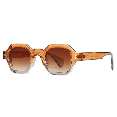 Occhiali Da Sole Esagonali Retro Per Donna E Uomo Protezione UV400 Montatura In Plastica Geometrici Trendy Street Style