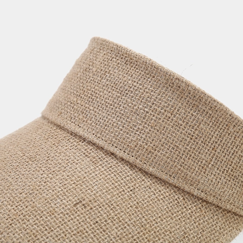 Dames Zonneklep Hoed Lege Bovenkant Brede Rand Opvouwbaar Ademend Polyester UV-Bescherming Casual Strand Elegant