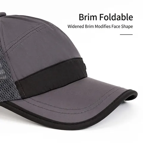 Gorra De Béisbol Secado Rápido Malla Transpirable Deportes Al Aire Libre Protección Solar Ajustable