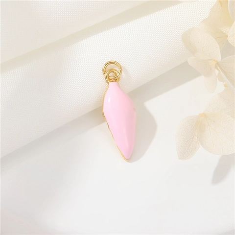 Pendentifs En Cuivre Émaillé En Forme De Cœur D'Étoile De Lune De Dessin Animé Pour Accessoires De Fabrication De Bijoux DIY À La Mode
