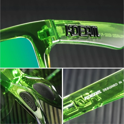 Gafas De Sol Polarizadas Cuadradas Clásicas Extragrandes Talla Grande Montura PC UV400 Aire Libre Conducir Deporte