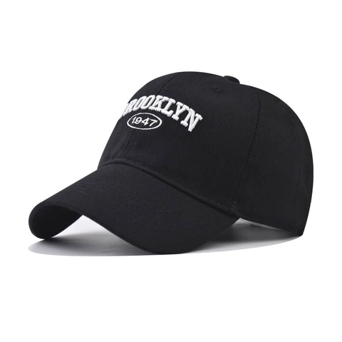 Cappello Da Baseball Ricamato Brooklyn 1947 Cotone Regolabile Retro Sport Cappello Da Sole Per Uomini Donne