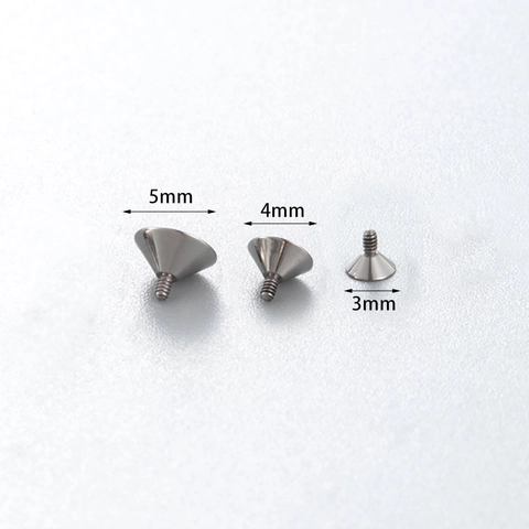 F136 Titaniumlegering Piercing Sieraden Accessoires Interne Schroefdraad Schroef Labret Post Hoefijzer Ring DIY Componenten