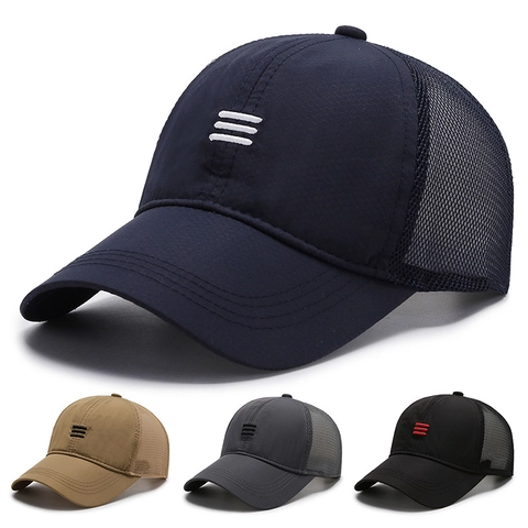 Cappello Da Baseball In Mesh Traspirante Trucker In Acrilico Protezione Solare Asciugatura Rapida Regolabile Da Uomo