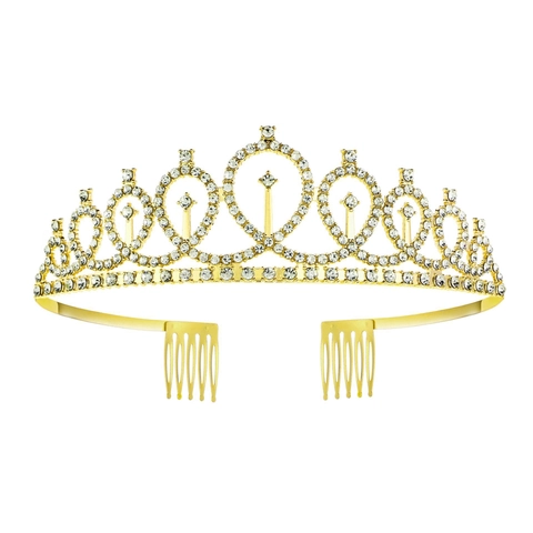 Strass Tiara Krone Und Birthday Girl Schärpe Mit Sicherheitsnadel Für Geburtstagsfeier Eleganter Legierung Kopfschmuck
