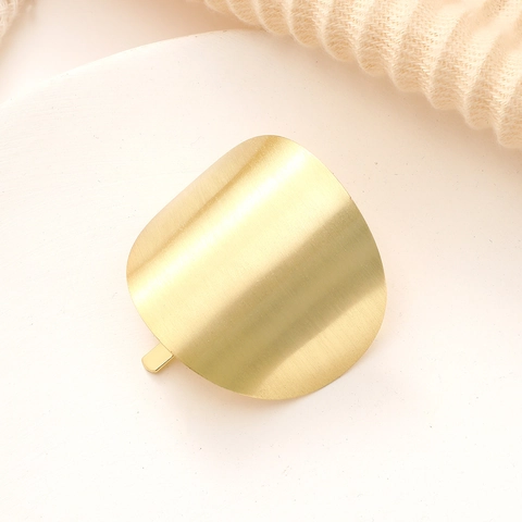 Clip Per Coda Di Cavallo In Metallo Minimalista Lega Arco Geometrico Accessorio Per Capelli Da Donna Stile Elegante Quotidiano