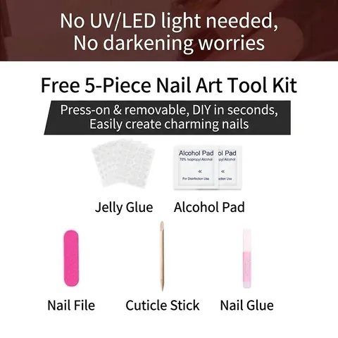 Handgefertigte Press On Nails Lange Ballerina Coffin Hase Erdbeere Herz Strass Französischer Stil Künstliche Nägel Damen