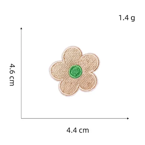 Blumen Stickerei Aufnäher Selbstklebend Dekorative Stoffaufkleber Für Kleidung Taschen Hüte DIY Handwerk Zubehör