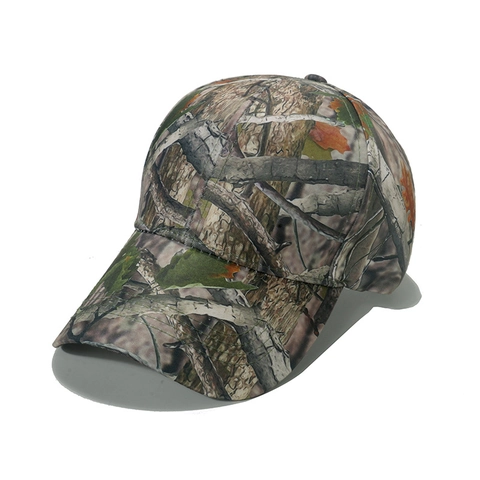 Jungle Camouflage Baseball Cap Polyester Sun Protection Outdoor Hunting Tactical Hat For Men Adjustable