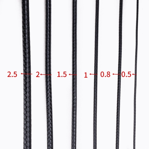 Multicolor Waxed Polyester Cord Korean Wax Thread For Handmade DIY Jewelry Making Braided String For Bracelet Necklace