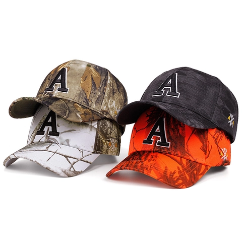 Cappello Da Baseball Mimetico Cotone Regolabile Protezione Solare Ricamo Lettera 3D Cappello Sportivo Esterno Uomo