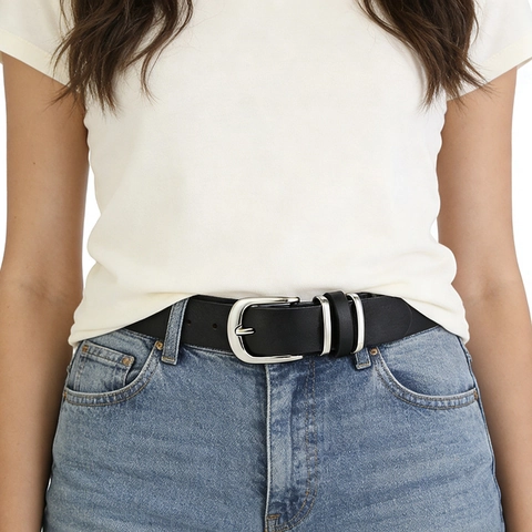 Dames Riem PU Leer Luipaard Slang Dierenprint Legering Gesp Dubbele Ring Western Chic Mode Accessoire