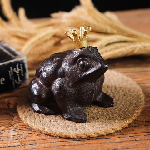 Figurillas De Animales De Hierro Fundido Retro Adornos De Escritorio Industriales Cerdo Volador Gato Rana Araña Estatuas
