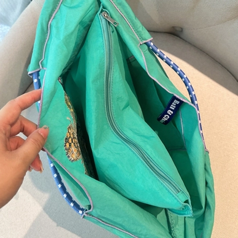 Tragbare Nylon Reißverschlusstasche Reise Make-up Organizer Innentasche Kosmetiktasche Multifunktionale Aufbewahrungstasche