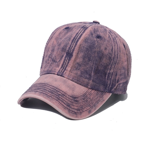 Gorra De Béisbol De Algodón Lavado Vintage Para Hombres Mujeres Color Sólido Retro Distressed Dad Hat Protección Solar Transpirable