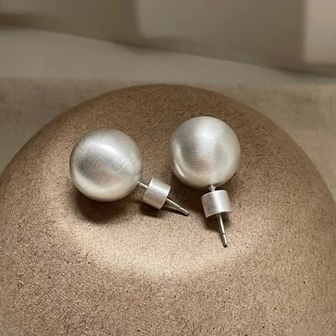 Alloy Zircon Faux Artificial Pearl Stud Earrings Floral Geometric Bow With Silver Earring Post For Women Minimalist Elegant Niche