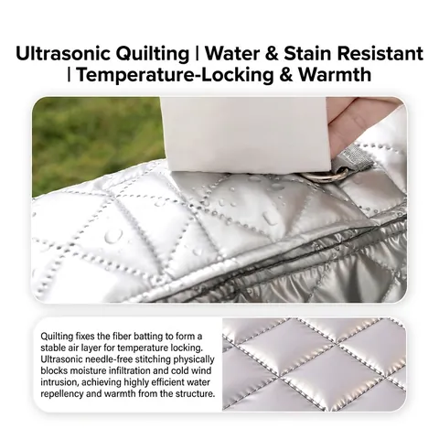 Waterproof Dog Jumpsuit Quilted Protective Clothes Reflective Outdoor Winter Warm Pet Clothing