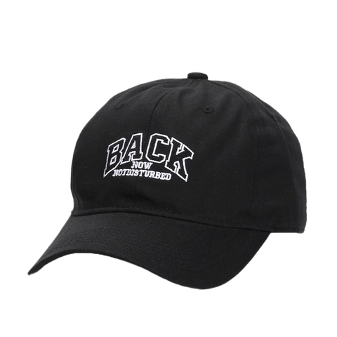 Retro Baseball Cap Cotton Letter Embroidery Adjustable Strap Sun Hat Street Style Unisex Headwear