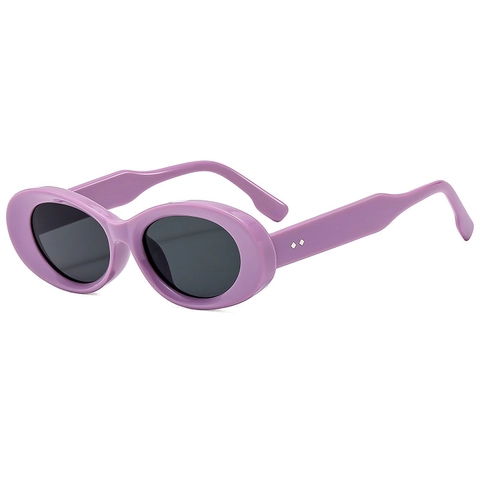 Occhiali Da Sole Ovali Retrò Montatura Spessa Vintage Protezione UV400 PC AC Lenti Moda Esterno Y2K Chic Donne Uomini