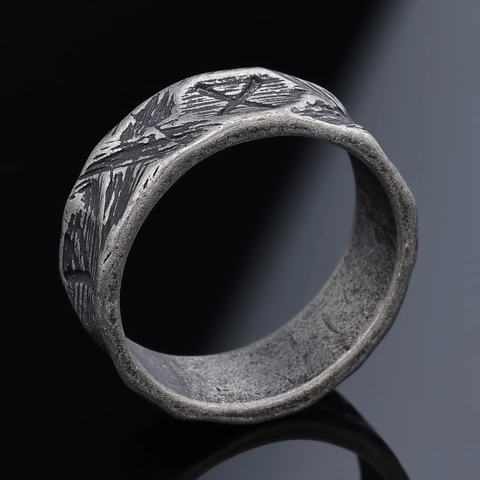 Anello In Acciaio Inossidabile Vintage Con Rune Vichinghe Incise Mitologia Norrena Gioielli Punk Pagani Per Uomo E Donna