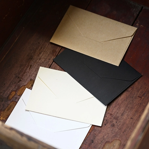 Mini Envelopes Kraft Paper Business Card Storage Retro Creative Gift Packaging Stationery Small Letter Covers Multi Colors