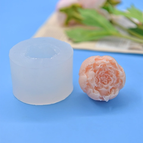 Flower Shape Silicone Mold DIY Peony Tulip 3D Baking Tool For Handmade Soap Candle Aromatherapy Cake Decorating