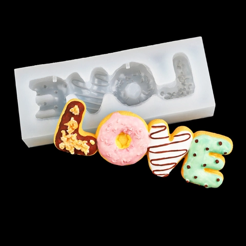 Love Letter Shaped Silicone Mold For DIY Baking Cake Fondant Chocolate Handmade Soap Candle Plaster Epoxy Resin Craft