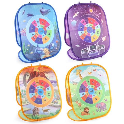 Kinder Sitzsack Wurfspiel Spielzeug Faltbar Pop Up Zielbrett Innen Außen Hand Auge Koordination Training Oxford Stoff