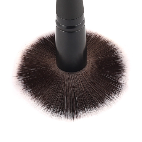 Make-Up-Pinsel Synthetikfaserborsten Schwarzer Mattierter Griff Wassertropfen Hohl Professionelle Beauty-Tools Gesicht Auge