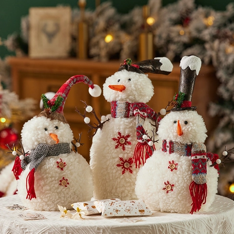 Corona De Navidad De Muñeco De Nieve Decoración Colgante Con Ratán Agujas De Pino Bayas Y Piñas Para Puerta