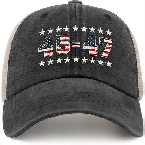 Gorra De Camionero De Malla Algodón Béisbol Transpirable Protección Solar Ajustable Aire Libre Estampado Gráfico