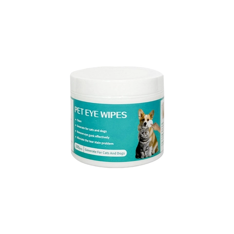 Lingettes De Nettoyage Pour Animaux Yeux Oreilles Dents Éliminateur De Taches De Larmes Coussinets Pour Chats Et Chiens