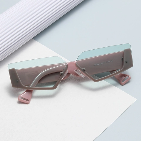 Gafas De Sol Geométricas Irregulares Retro Montura PC UV400 Moda Gafas Para Deportes Al Aire Libre Fiesta Street Style Mujeres