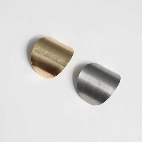 Gancio Per Coda Di Cavallo Fermaglio Per Capelli Minimalista Metallo Spazzolato Geometrico Fibbia Per Capelli Accessorio Per Donne