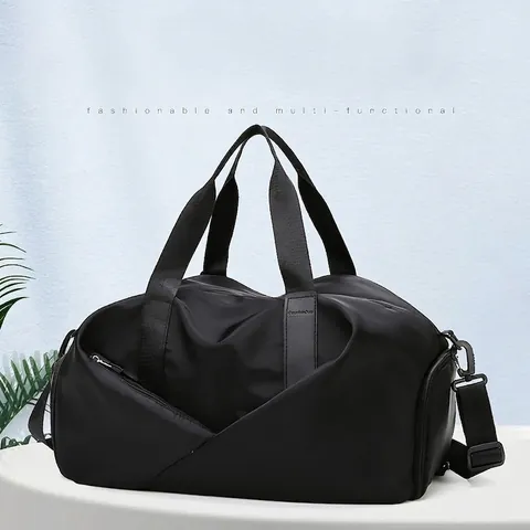 Large Capacity Gym Bag Waterproof Oxford Cloth Travel Duffel With Shoe Compartment Dry Wet Separation For Fitness Sports Women Men