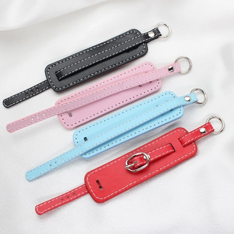 Bracelet En Cuir PU DIY Sangle Base De Porte-clés Réglable Avec Boucle En Alliage Pour Breloques Coulissantes Création De Bijoux