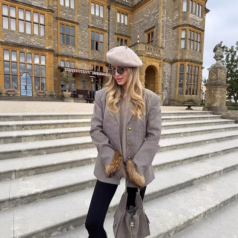 Damen Blazer Jacke Langarm Revers Knopf Vorne Lässig Professionell Büro Outwear Für Damen