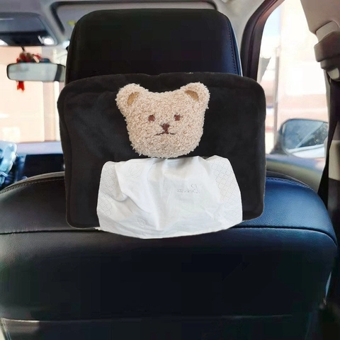 Porta Fazzoletti Per Schienale Del Sedile Dell Auto Borsa Appesa Orsetto Di Peluche Organizzatore Interni